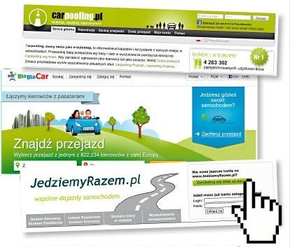W Polsce ostatnio powstało wiele stron, które umożliwiają umówienie się na wspólny przejazd. /Motor