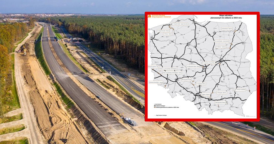 W Polsce powstaje ponad  285 km odcinków dróg /GDDKiA