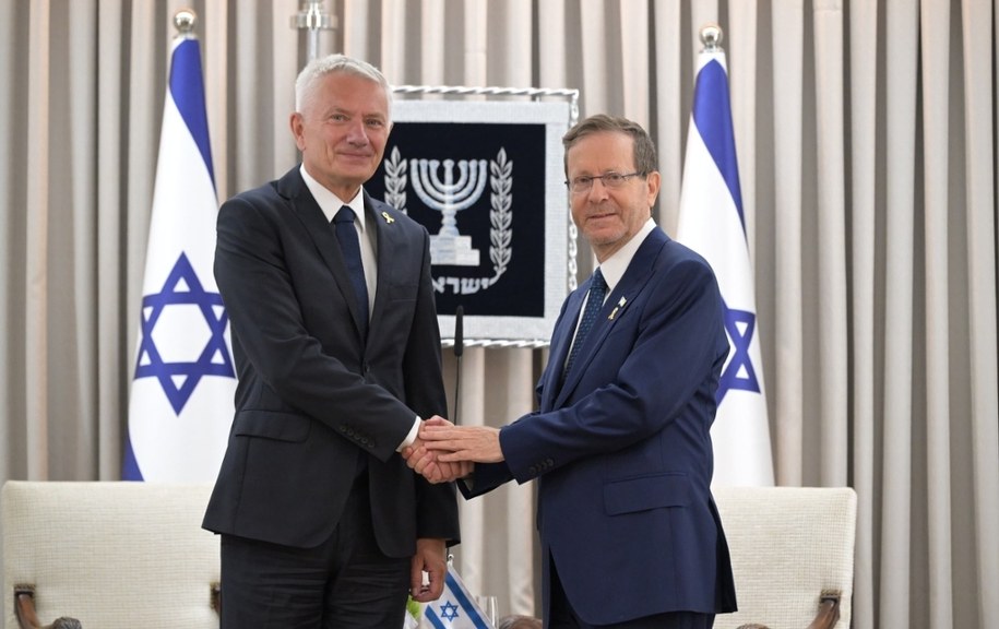 W poniedziałek Maciej Hunia został formalnie akredytowany jako ambasador Rzeczypospolitej Polskiej w Izraelu /Polish Embassy in Tel Aviv /