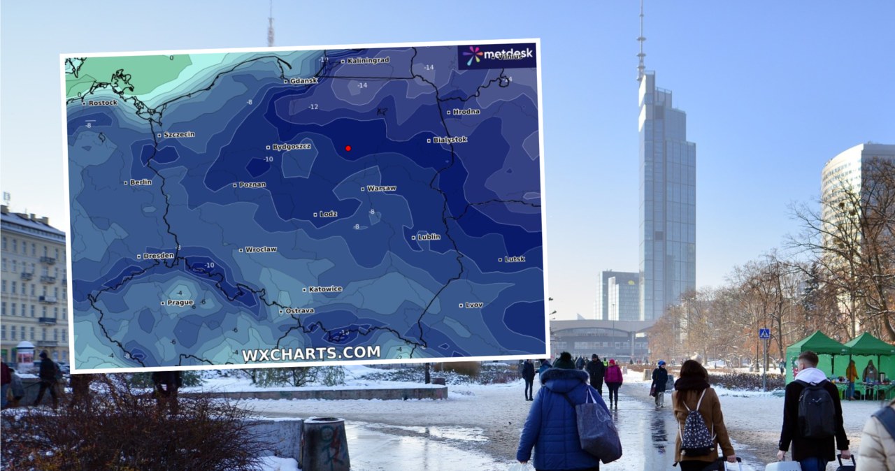 W poniedziałek mrozy w niektórych miejscach kraju mogą przekroczyć -20 stopni Celsjusza. Wydano alerty IMGW dotyczące niskich temperatur dla sześciu województw /morris71/123rf-WXCHARTS /