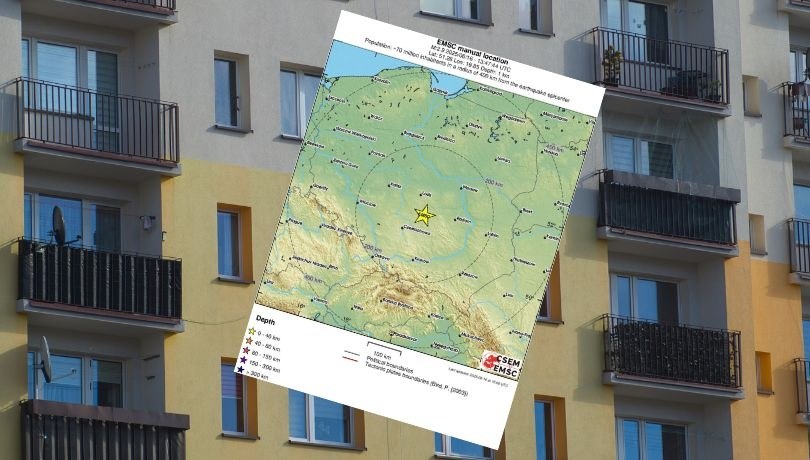 W poniedziałek w środkowej Polsce wystąpiło niewielkie trzęsienie ziemi o magnitudzie 2,9 (zdjęcie ilustracyjne) /Shutterstock