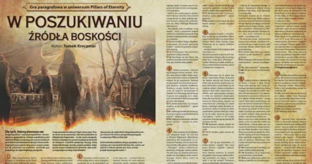 W poszukiwaniu źródła boskości - gra paragrafowa /CD Action