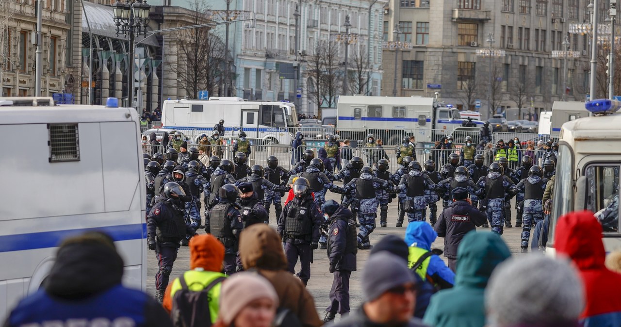 W protestach na ulicach Moskwy brały udział setki osób /Konstantin Zavrazhin/TCF /Getty Images