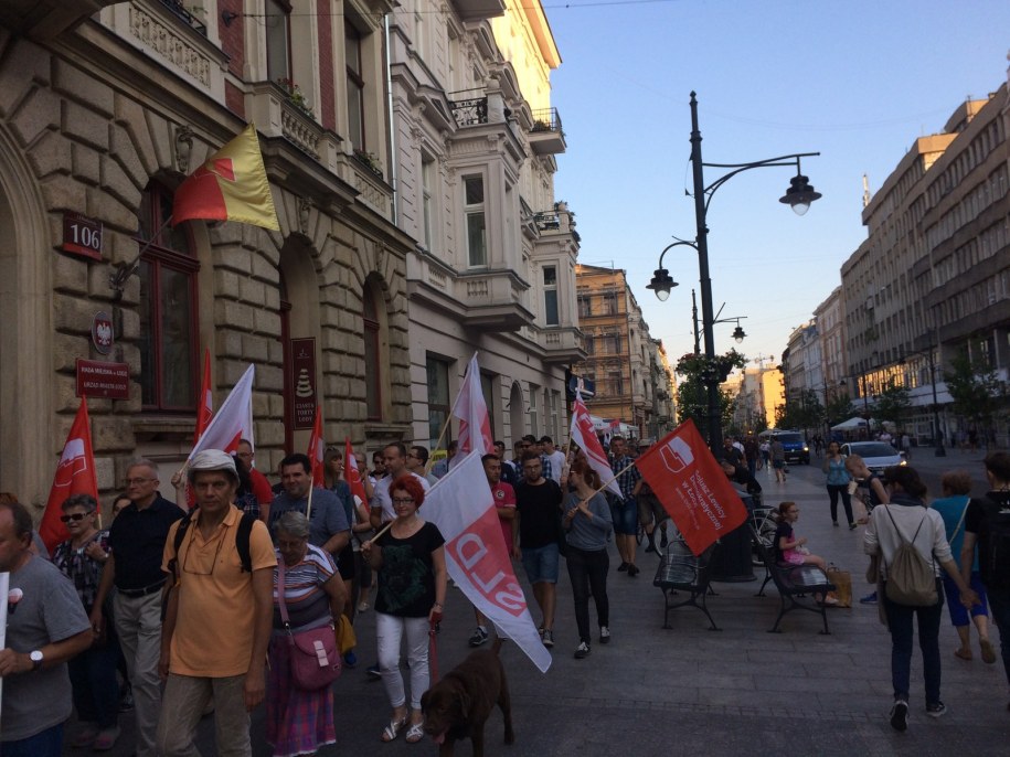 W przemarszu wzięło udział kilkadziesiąt osób /Agnieszka  Wyderka /RMF FM