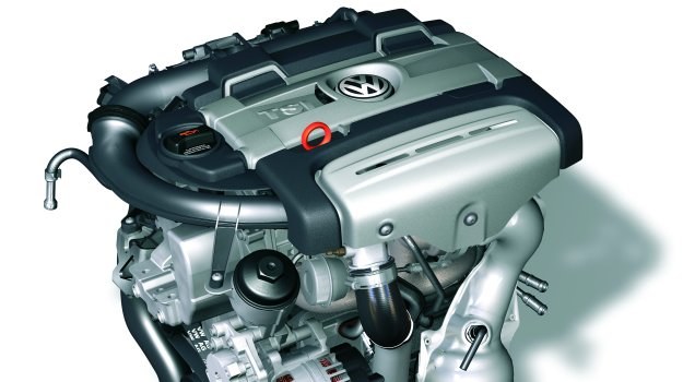 W przypadku 4-cylindrowych jednostek TSI, turbo nie wytwarza ciśnienia przy niskich obciążeniach. /Motor