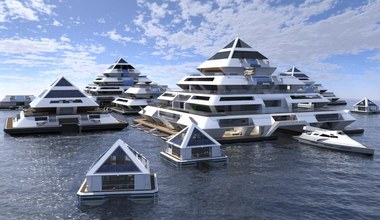 W przyszłości będziemy mieszkać w pływających piramidach