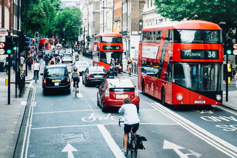 W ramach dążenia do redukcji emisji CO2, Brytyjczycy mieliby przesiąść się na rowery i do autobusów /123RF/PICSEL