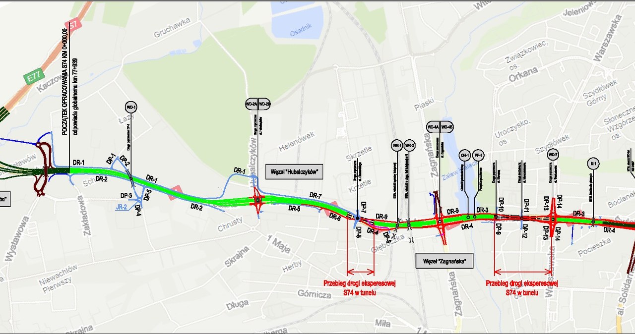 W ramach drogi powstaną m.in. dwa tunele /GDDKiA