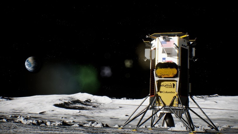 W ramach misji IM-1 na Księżyc leci lądownik Nova-C. /Intuitive Machines /materiały prasowe
