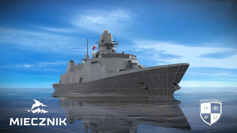 W ramach programu Miecznik powstaną trzy fregaty. Wyposażone będą w system obrony bezpośredniej C-Guard /PGZ Stocznia Wojenna Sp. z o.o. /materiały prasowe