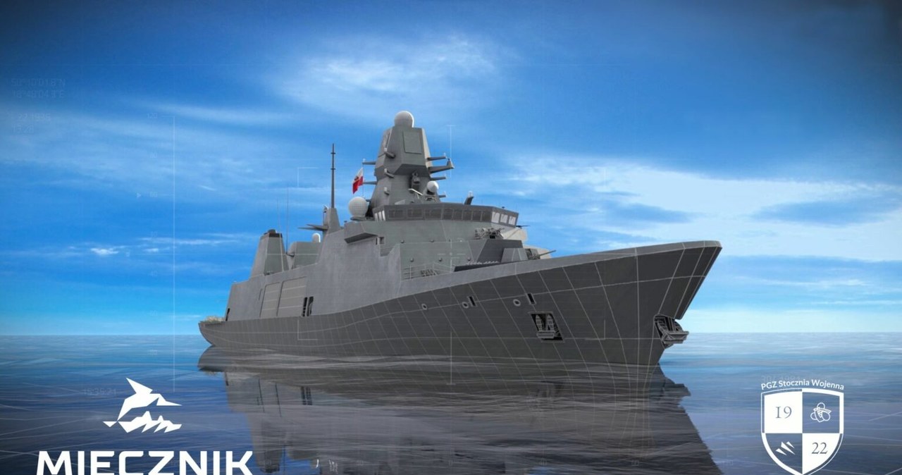 W ramach programu Miecznik powstaną trzy fregaty. Wyposażone będą w system obrony bezpośredniej C-Guard /PGZ Stocznia Wojenna Sp. z o.o. /materiały prasowe