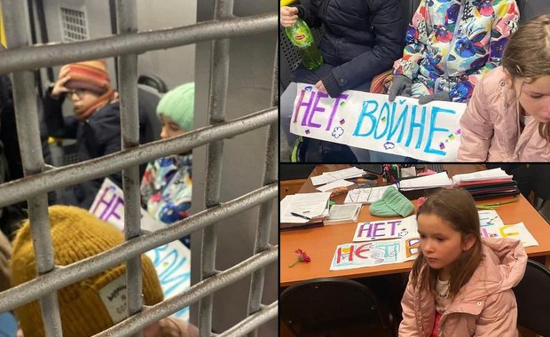 W Rosji zatrzymano dzieci protestujące przeciwko wojnie na Ukrainie? 