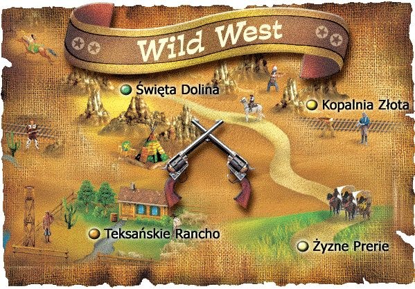 Карта wild west