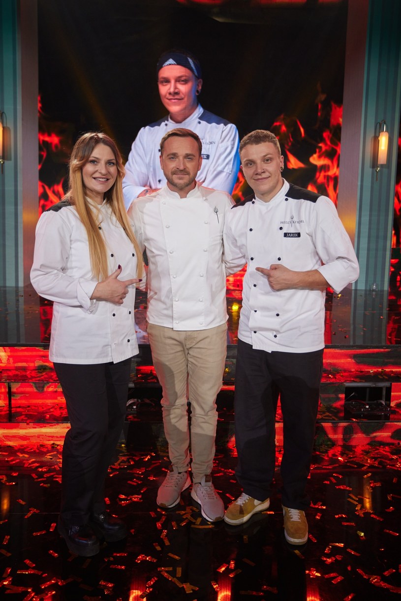 W ścisłym finale "Hell's Kitchen" Jarek Gruda zmierzył się z Anią Anklewicz /Polsat