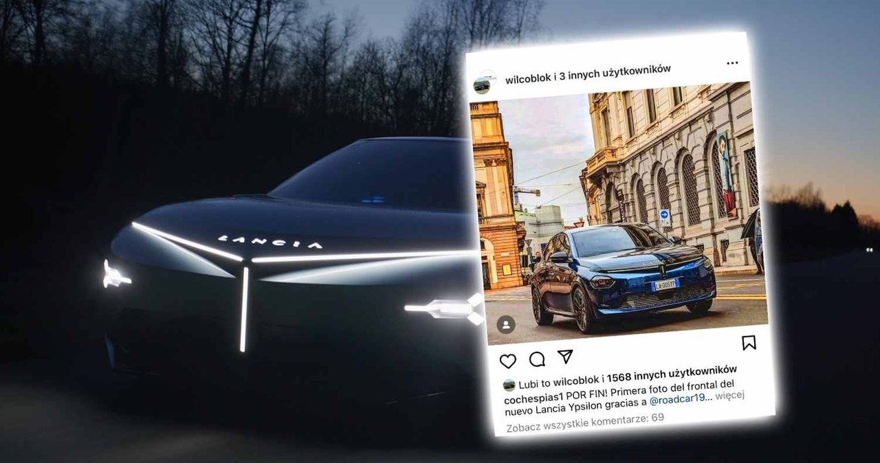 W sieci pojawiły się pierwsze nieoficjalne zdjęcia nowego modelu Lancii /fot. Lancia instagram.com/Wilcoblock /