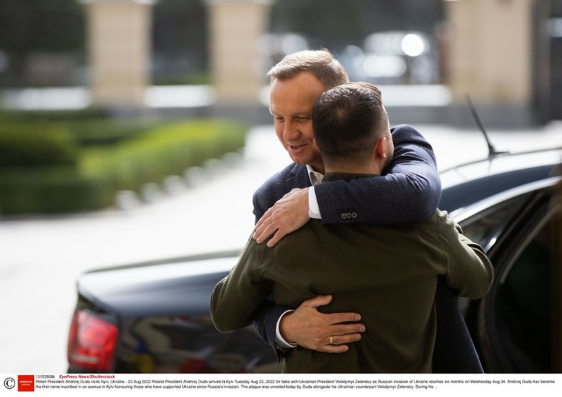 W sierpniu 2022 roku Andrzej Duda udał się na spotkanie z Wołodymyrem Zełenskim do Kijowa /Rex Features /East News