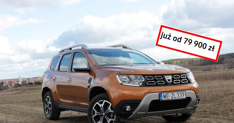 W skali ostatnich 5 lat podstawowa wersja Dacii Duster zdrożała o 100 proc. /Paweł Rygas /INTERIA.PL