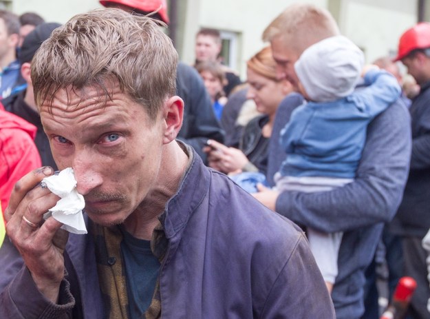 W sobotę górnicy przerwali trwający od środy podziemny protest /Andrzej Grygiel /PAP