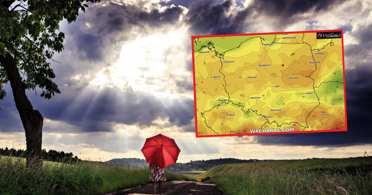 W sobotę pogoda będzie zmienna. Na południu kraju możliwe będą burze, z kolei w reszcie kraju może przelotnie padać /123rf/wxcharts /