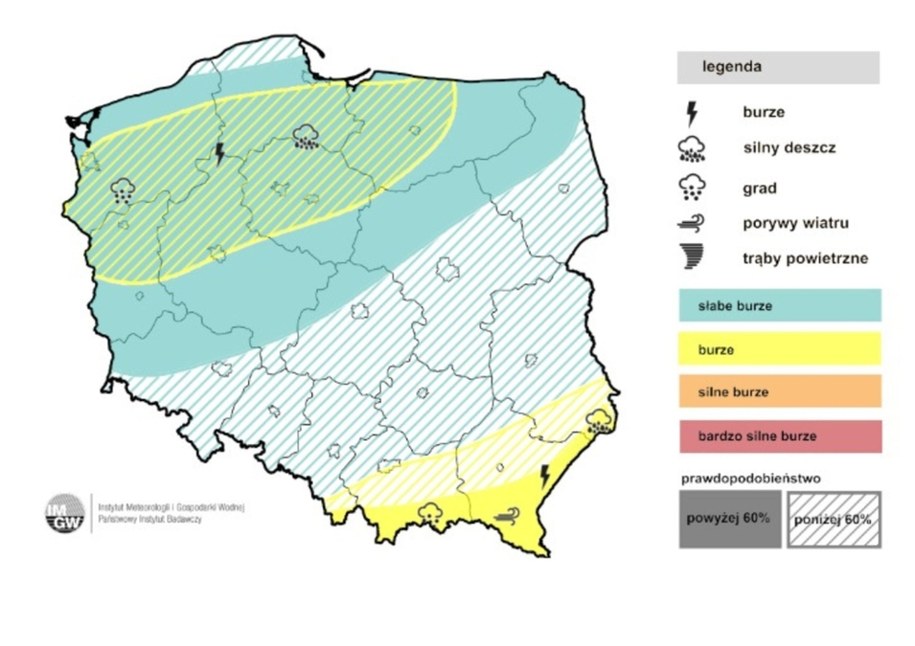 W sobotę prognozowane są w górach burze, fot. IMGW /