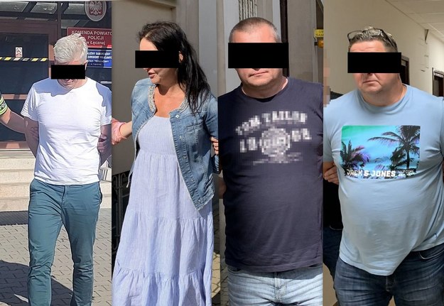 W sprawie zatrzymano trzech mężczyzn i kobietę /Lubelska Policja /Policja