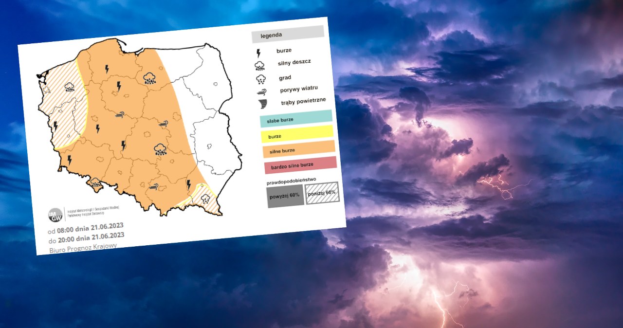 W środę trzeba się spodziewać gwałtownych burz z gradem oraz męczących upałów /Felix Mittermeier/Unsplash/IMGW /