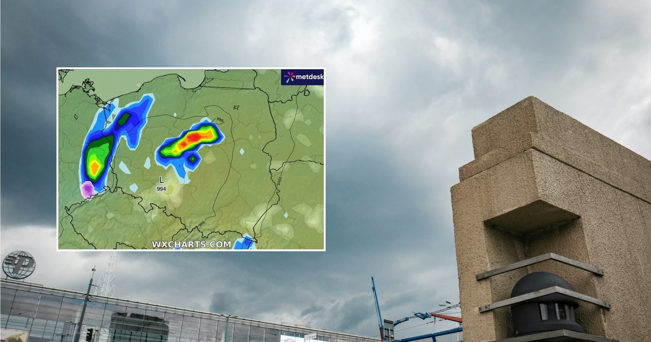 W środę w wielu miejscach możemy spodziewać się deszczu, a wysoko w górach również śniegu. W centrum i na południu mogą się pojawić burze /Piotr Skórnicki/Agencja Wyborcza.pl/WXCHARTS /