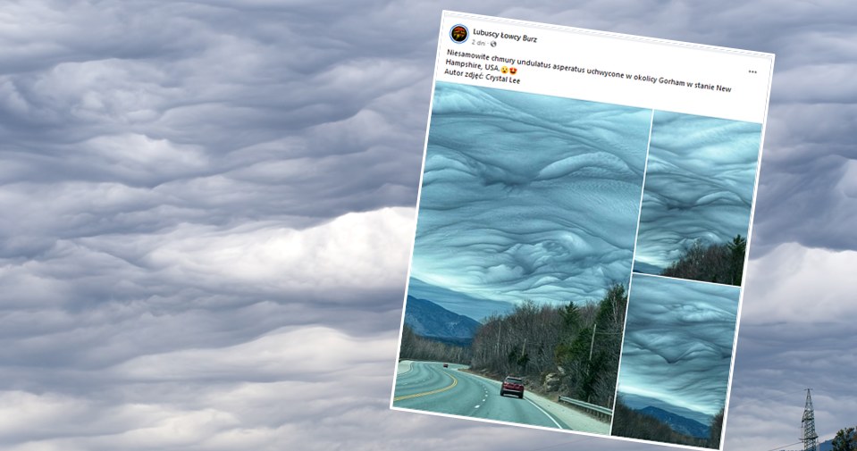 W Stanach Zjednoczonych zaobserwowano niezwykłą chmurę /Lubuscy Łowcy Burz/Facebook /123RF/PICSEL