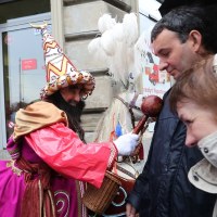 Jak co roku na ulice Krakowa wybiegł harcować Lajkonik