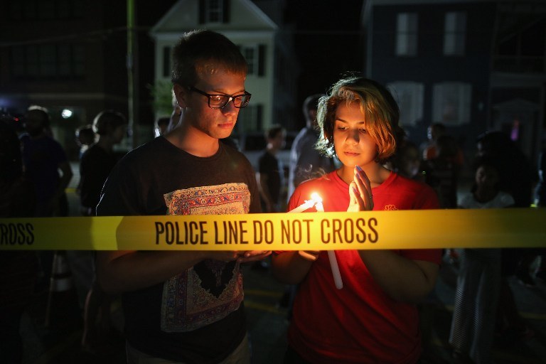 W strzelaninie w Charleston zginęło 9 osób /CHIP SOMODEVILLA / GETTY IMAGES NORTH AMERICA / AFP /AFP