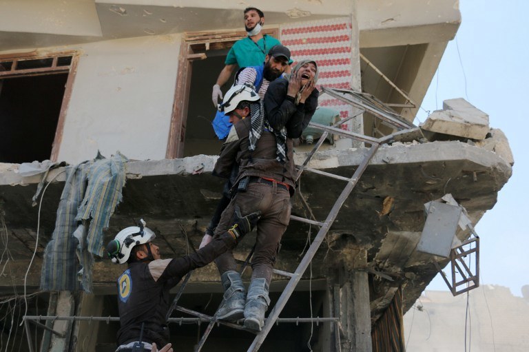 W Syrii codziennie giną cywile; na zdj. Aleppo /AMEER ALHALBI / AFP /AFP