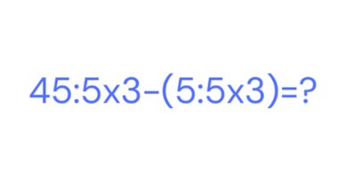 W szkole byłeś dobry z matematyki? Jeśli tak, rozwiążesz bez problemu