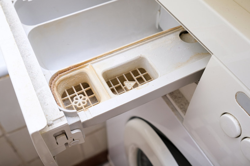 W szufladzie pralki są zazwyczaj trzy przegródki. Nie każdy wie, do czego służą /123RF/PICSEL