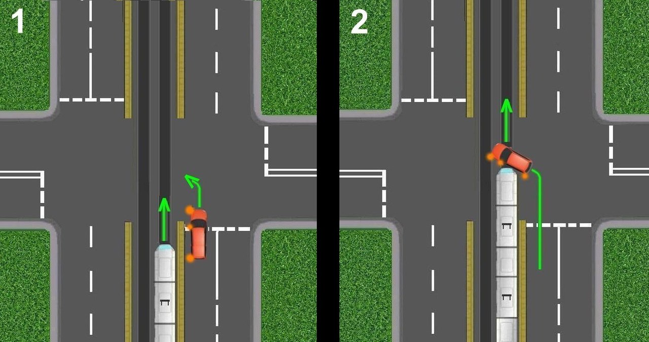 W takiej sytuacji tramwaj ma bezwzględne pierwszeństwo o czym wielu kierowców zapomina /Informacja prasowa