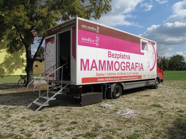 W takim mammobusie można zrobić bezpłatne badanie &nbsp; /Agnieszka Wyderka /RMF FM