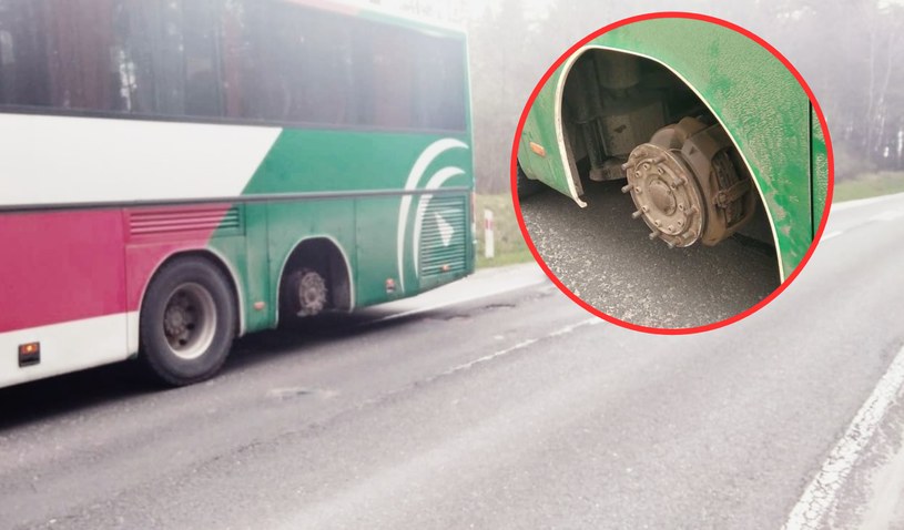 W takim stanie autobus kierowany przez 30-latka ruszył w trasę /KPP Cieszanów /Policja