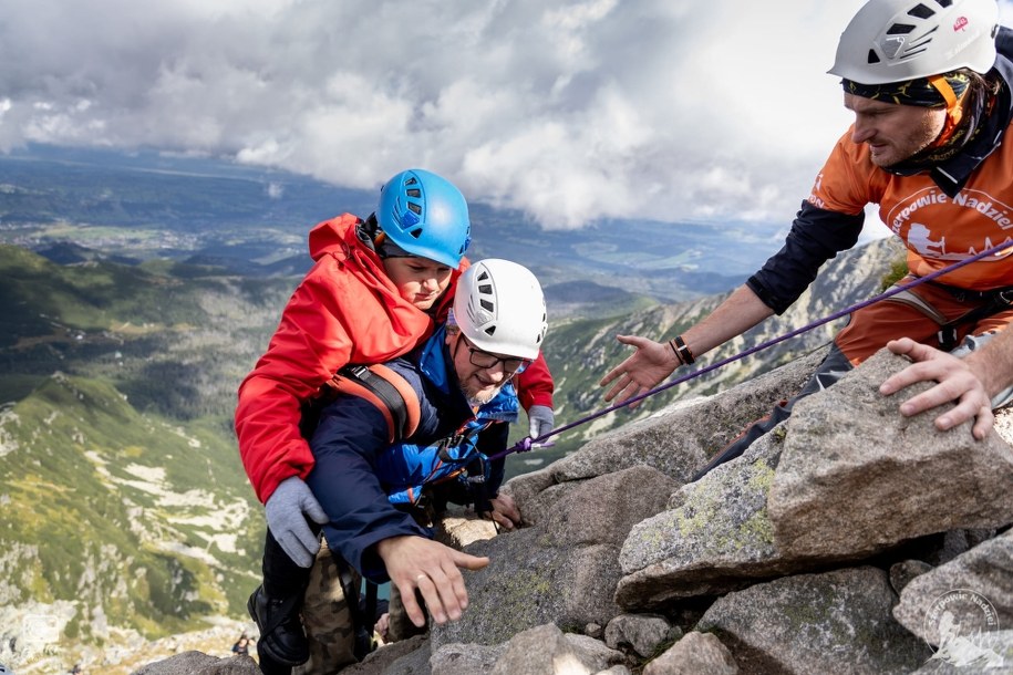 W Tatrach odbyła się spektakularna akcja charytatywna /Materiały prasowe