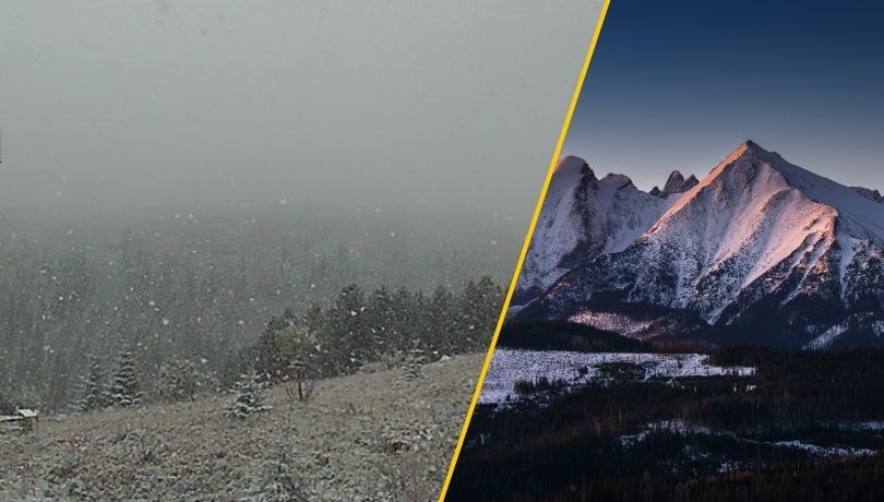 W Tatrach spadł pierwszy śnieg tej jesieni /Facebook/TPN /Shutterstock