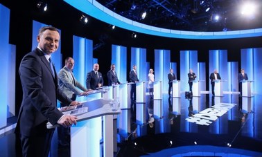 W telewizyjnej debacie starło się 10 kandydatów na prezydenta