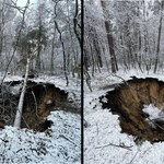 W Trzebini powstało kolejne zapadlisko. "To już szóste od świąt"
