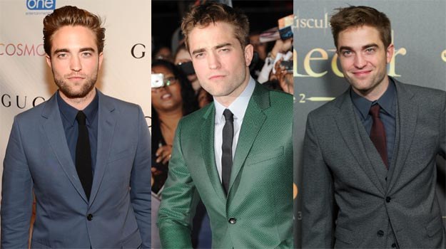 W tych garniturach Roberta Pattinsona już raczej ine zobaczymy. /Getty Images/Flash Press Media