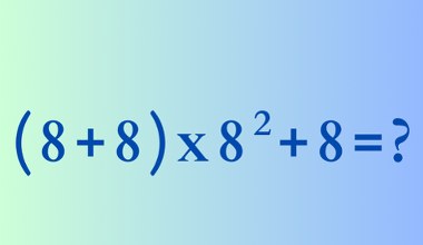 W tym działaniu roi się od ósemek. Najlepsi obliczają je w kilka sekund