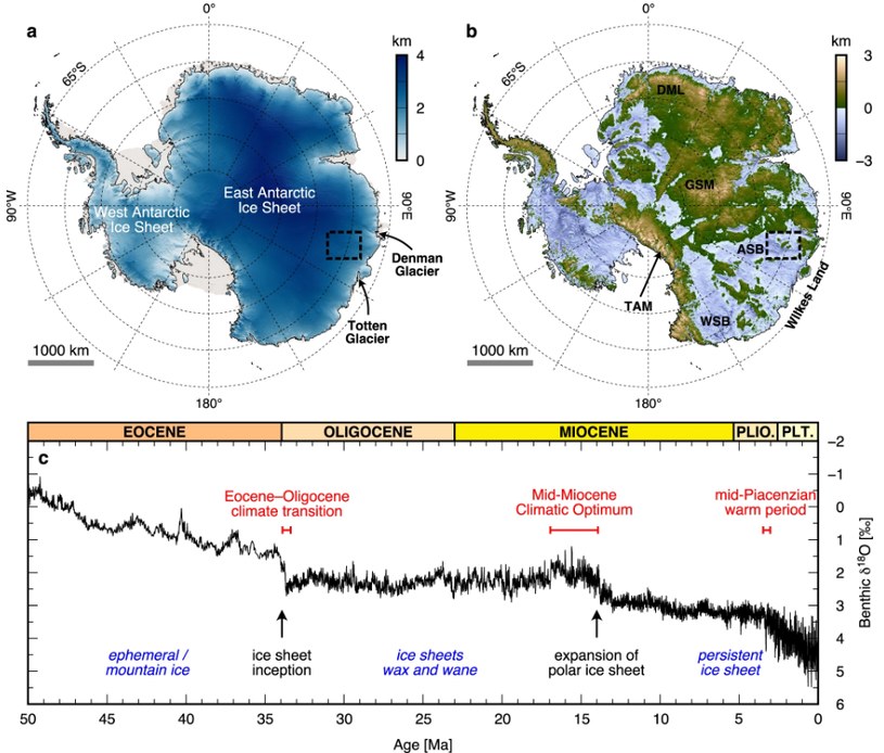 W tym miejscu na Antarktydzie znajduje się "zakonserwowany" krajobraz /Jamieson S.S.R et al., 2023. An ancient river landscape preserved beneath the East Antarctic Ice Sheet. Nature Communications 14; 6507(2023)/OpenAccess /materiały prasowe