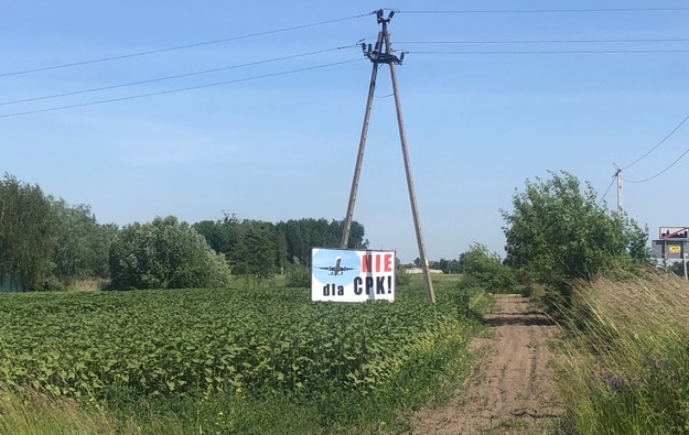 W tym miejscu w Baranowie - według zapowiedzi rządu - ma powstać Centralny Port Komunikacyjny /Michał Dobrołowicz /RMF FM