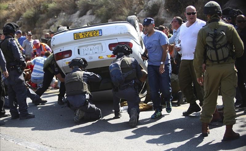 W tym zamachu z 6 sierpnia zostało rannych 3 izraelskich żołnierzy /AFP