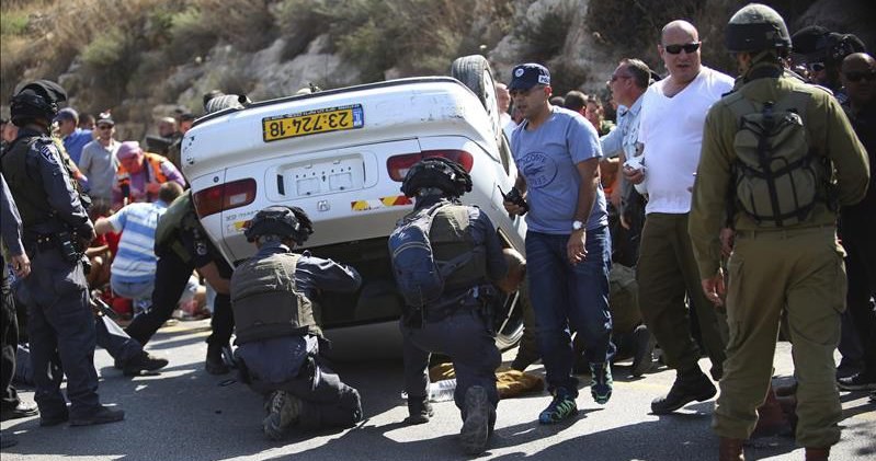W tym zamachu z 6 sierpnia zostało rannych 3 izraelskich żołnierzy /AFP