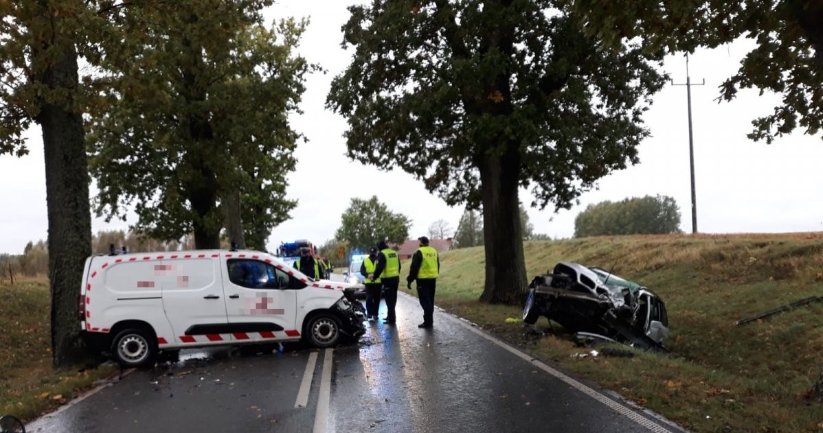 W tym zderzeniu zginął kierowca BMW /Informacja prasowa