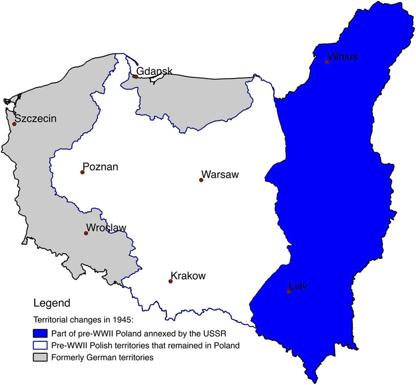 W ustalaniu granic Polski po operacji Unthinkable swoje trzy grosze próbowałyby wrzucić Niemcy, sprzeciwiający się oddania nam swoich ziem wschodnich. Ich protesty zostałyby zignorowane, choć przez lata istniałyby spory polsko-niemieckie o granice /American Political Science Association /domena publiczna