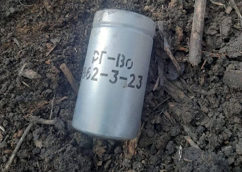 W używanych przez Rosję granatach znajdują się ślady substancji bojowej o działaniu drażniącym, a mianowicie chloroacetofenonu /Wojskowe Centrum Mediów Sił Zbrojnych Ukrainy /domena publiczna