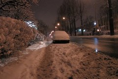 W Warszawie spadło w nocy 20 cm śniegu